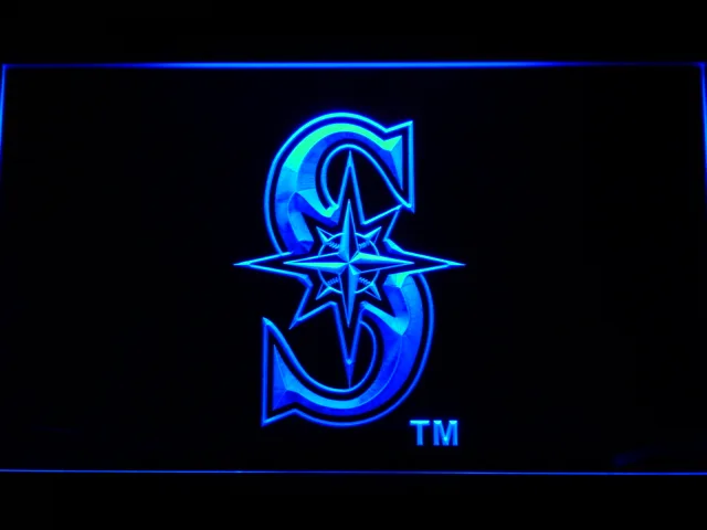 Seattle Mariners 2 LED Neon Sign