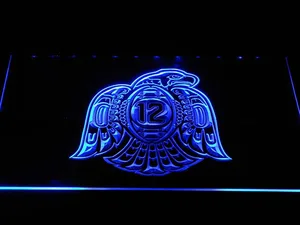 Seattle Seahawks #12 Hawk Emblem LED Neon Sign