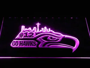 Seattle Seahawks #12 LED Neon Sign