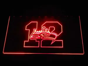 Seattle Seahawks 12th Man LED Neon Sign