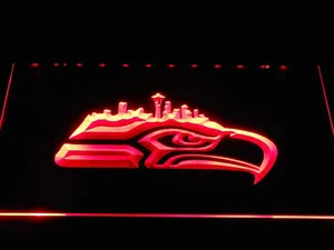 Seattle Seahawks Cityscape LED Neon Sign