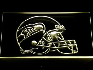 Seattle Seahawks Helmet LED Neon Sign