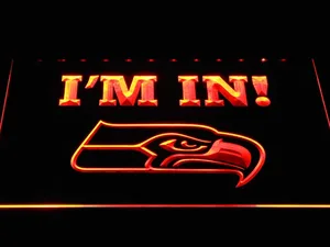Seattle Seahawks I'm In LED Neon Sign