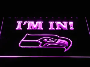 Seattle Seahawks I'm In LED Neon Sign