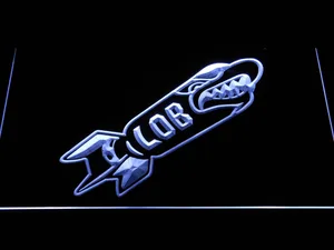 Seattle Seahawks Legion of Boom Rocket LED Neon Sign