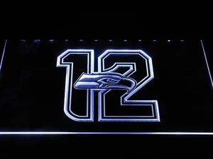 Seattle Seahawks New 12th Man LED Neon Sign