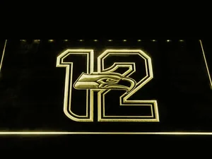 Seattle Seahawks New 12th Man LED Neon Sign