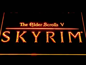 Skyrim The Elder Scrolls LED Neon Sign