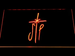 Smashing Pumpkins Cross LED Neon Sign