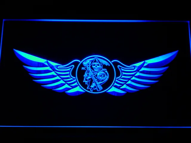 Sons of Anarchy Wings LED Neon Sign