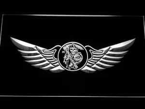Sons of Anarchy Wings LED Neon Sign