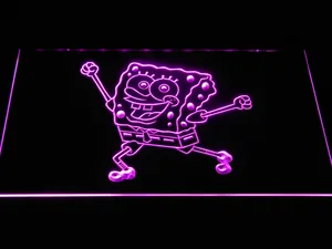 Spongebob Squarepants Ready for Adventure LED Neon Sign