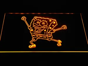 Spongebob Squarepants Ready for Adventure LED Neon Sign