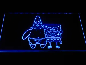 Spongebob Squarepants Spongebob and Patrick LED Neon Sign