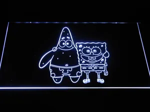 Spongebob Squarepants Spongebob and Patrick LED Neon Sign