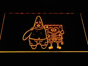 Spongebob Squarepants Spongebob and Patrick LED Neon Sign