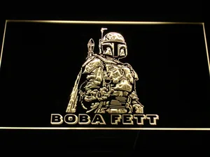 Star Wars Boba Fett LED Neon Sign
