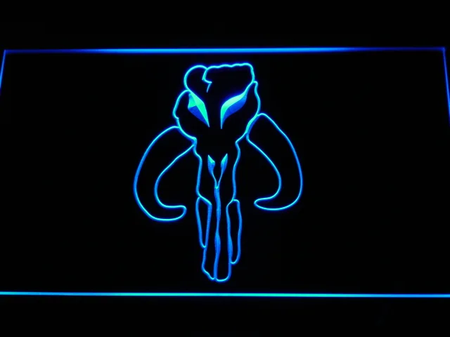 Star Wars Bounty Hunter LED Neon Sign