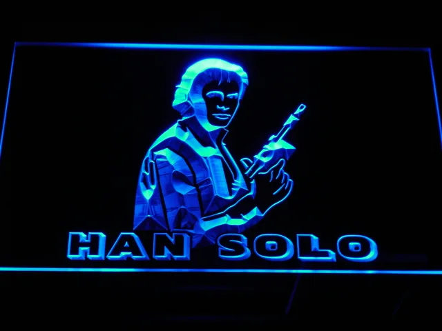 Star Wars Han Solo LED Neon Sign