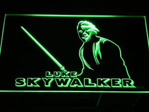 Star Wars Luke Skywalker LED Neon Sign