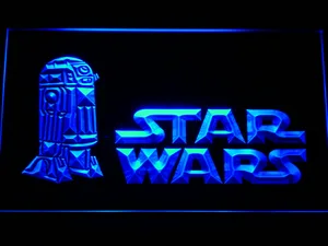 Star Wars R2-D2 Title Card LED Neon Sign