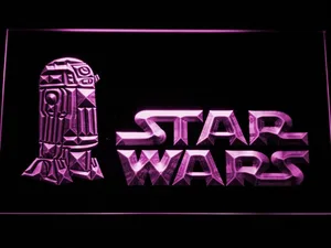 Star Wars R2-D2 Title Card LED Neon Sign