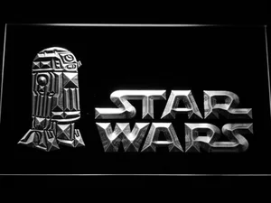 Star Wars R2-D2 Title Card LED Neon Sign