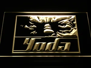 Star Wars Yoda Eyes LED Neon Sign