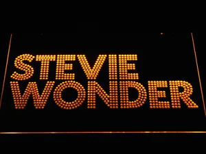 Stevie Wonder LED Neon Sign