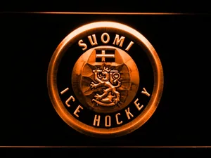 Suomi Ice Hockey LED Neon Sign