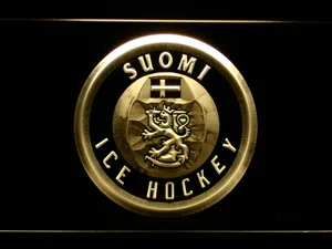 Suomi Ice Hockey LED Neon Sign
