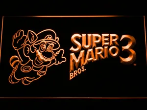 Super Mario Bros. 3 LED Neon Sign