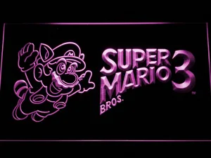 Super Mario Bros. 3 LED Neon Sign