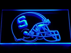 Syracuse Orange Helmet LED Neon Sign