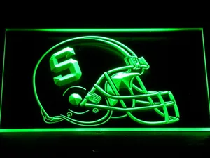 Syracuse Orange Helmet LED Neon Sign