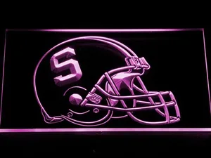 Syracuse Orange Helmet LED Neon Sign