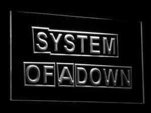 System Of A Down LED Neon Sign