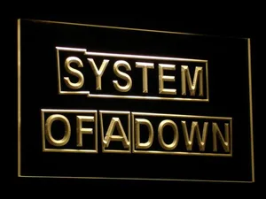 System Of A Down LED Neon Sign