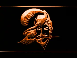 Tampa Bay Buccaneers 1976-1996 LED Neon Sign - Legacy Edition