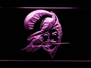 Tampa Bay Buccaneers 1976-1996 LED Neon Sign - Legacy Edition