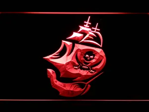 Tampa Bay Buccaneers 1997-2013 Ship LED Neon Sign - Legacy Edition