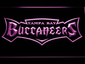 Tampa Bay Buccaneers 1997-2013 Text Logo LED Neon Sign - Legacy Edition