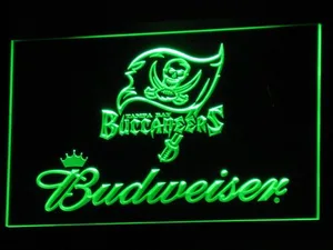 Tampa Bay Buccaneers Budweiser LED Neon Sign
