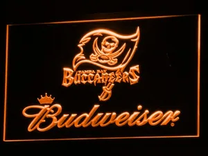 Tampa Bay Buccaneers Budweiser LED Neon Sign