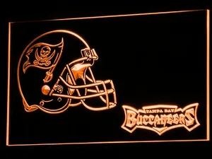 Tampa Bay Buccaneers Helmet LED Neon Sign