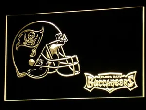 Tampa Bay Buccaneers Helmet LED Neon Sign