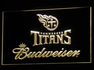 Tennessee Titans Budweiser LED Neon Sign