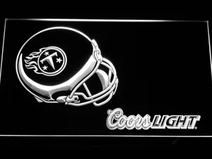 Tennessee Titans Coors Light Helmet LED Neon Sign