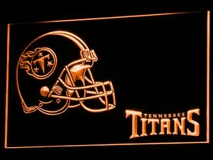 Tennessee Titans Helmet LED Neon Sign