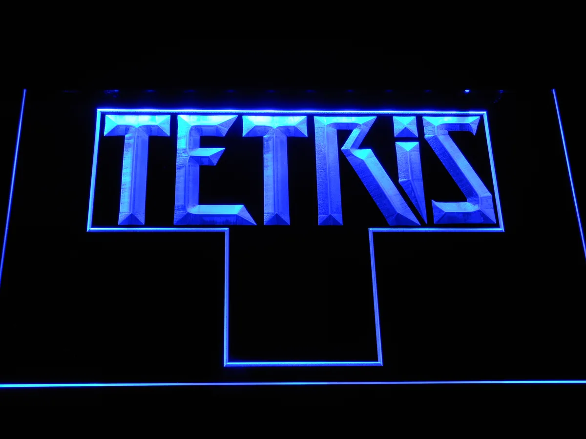 Tetris LED Neon Sign